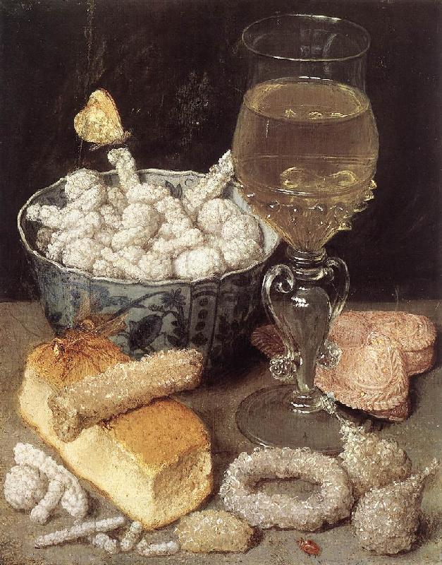 FLEGEL, Georg Still-Life with Bread and Confectionary dg China oil painting art